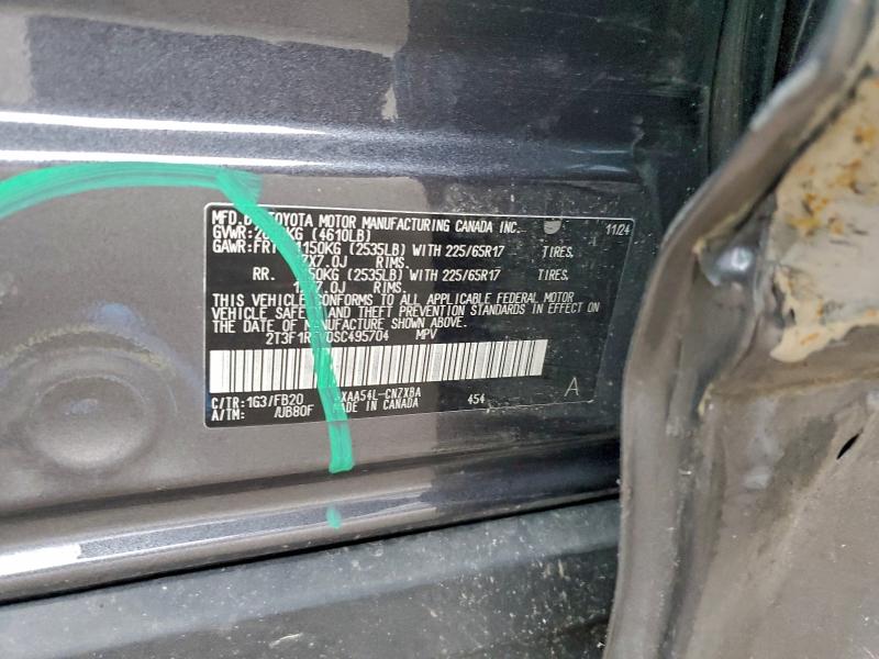 2025 Toyota Rav4 მანქანა იყიდება აუქციონზე, vin: 2T3F1RFV0SC495704, აუქციონის ნომერი: 96735985