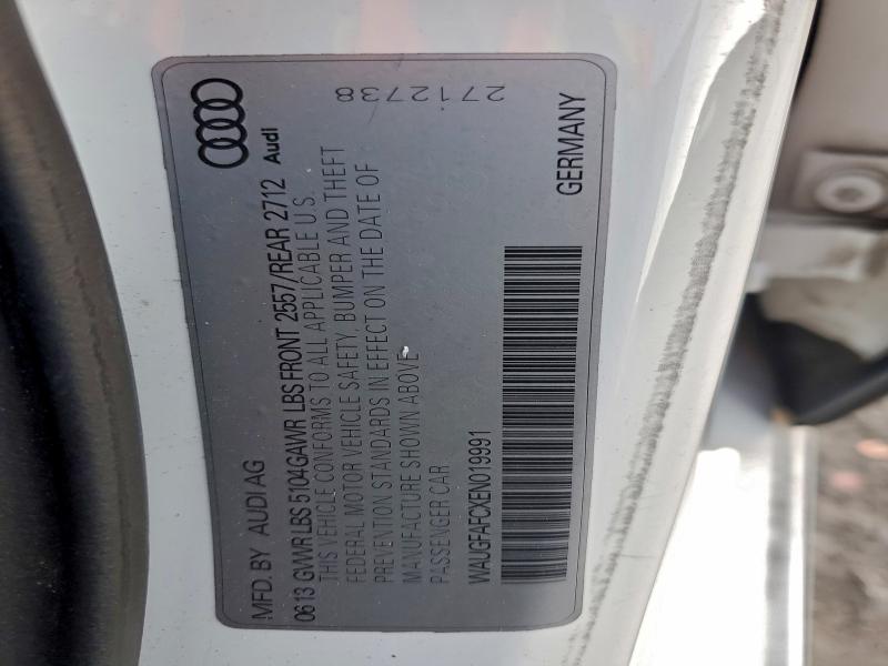 2014 Audi A6 მანქანა იყიდება აუქციონზე, vin: WAUGFAFCXEN019991, აუქციონის ნომერი: 97037045