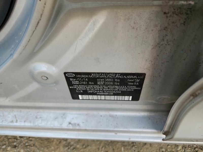 Продаж на аукціоні авто 2014 Hyundai Elantra, vin: 5NPDH4AE7EH504244, номер лоту: 94699905