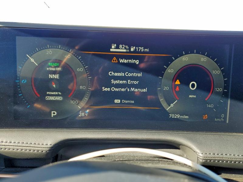 2025 Nissan Ariya მანქანა იყიდება აუქციონზე, vin: JN8AF0BE7SM460963, აუქციონის ნომერი: 95013805