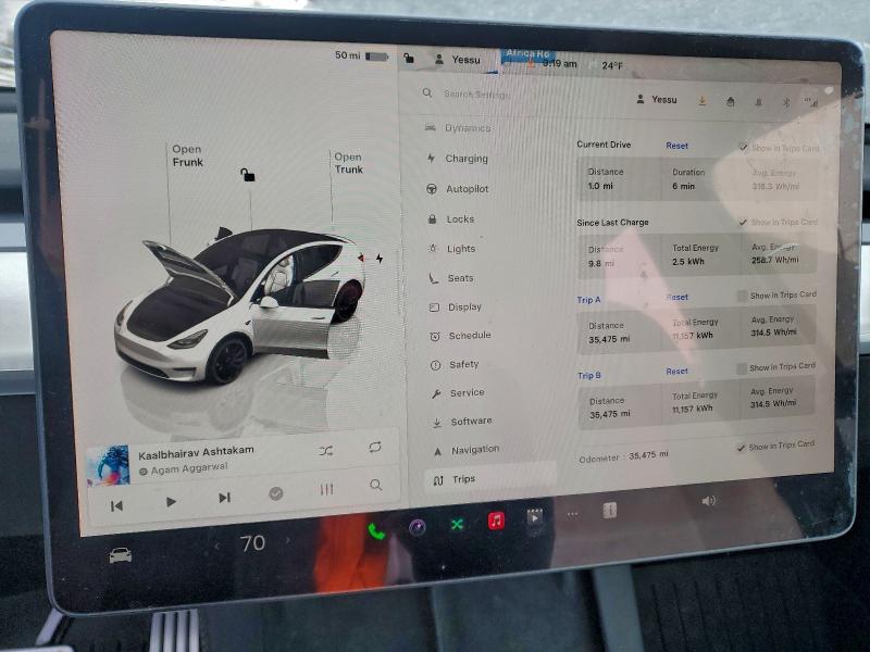 94883575 :رقم المزاد ، 7SAYGDEFXNF450530 vin ، 2022 Tesla Model Y مزاد بيع