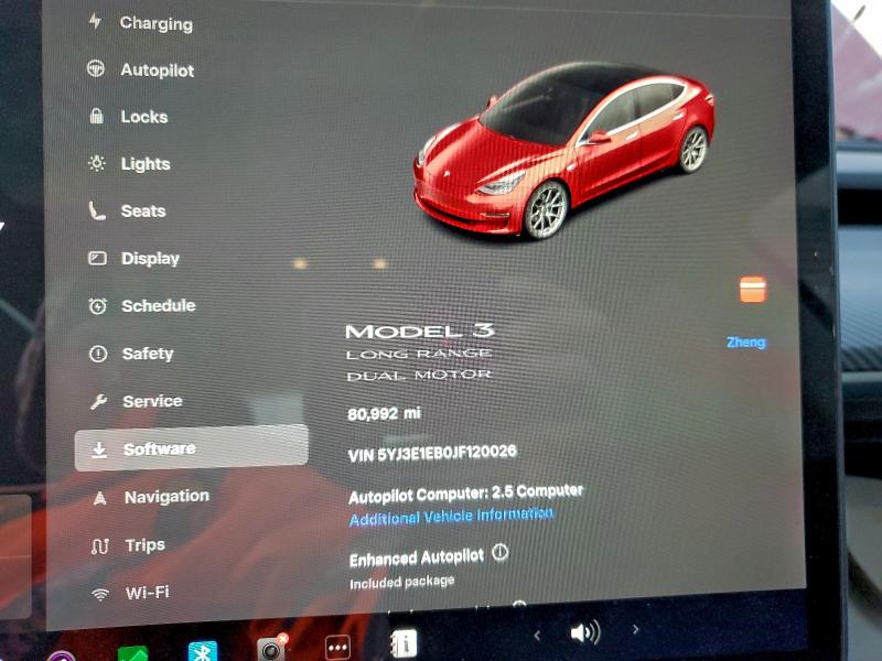 93418015 :رقم المزاد ، 5YJ3E1EB0JF120026 vin ، 2018 Tesla Model 3 مزاد بيع
