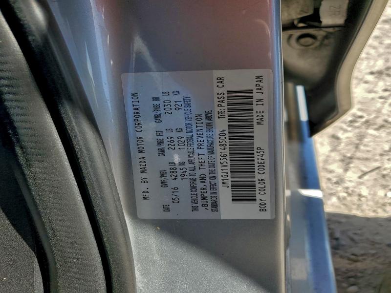 Продаж на аукціоні авто 2016 Mazda 6, vin: JM1GJ1V55G1485004, номер лоту: 97792425