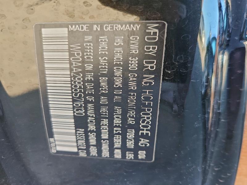 95839705 :رقم المزاد ، WP0AA29955S716130 vin ، 2005 Porsche 911 New Ge مزاد بيع