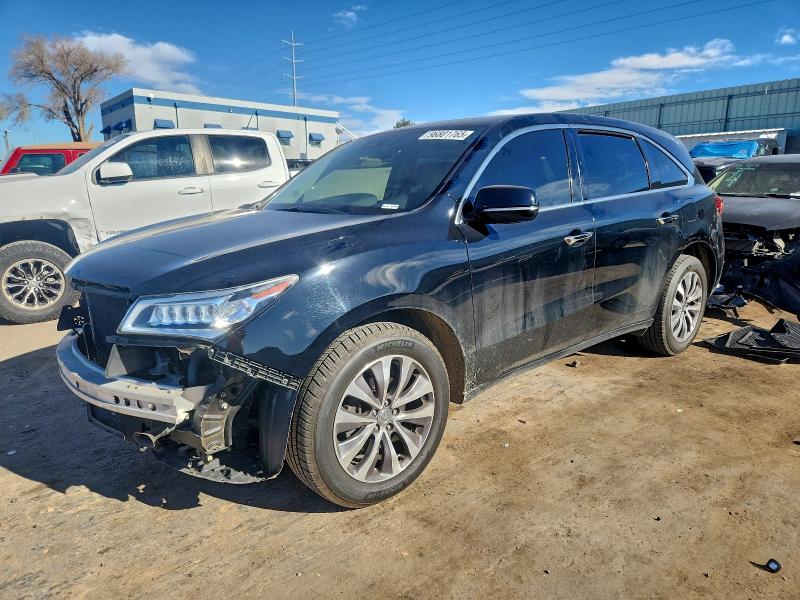 Продажа на аукционе авто 2016 Acura Mdx Techno, vin: 5FRYD4H40GB038408, номер лота: 96801765