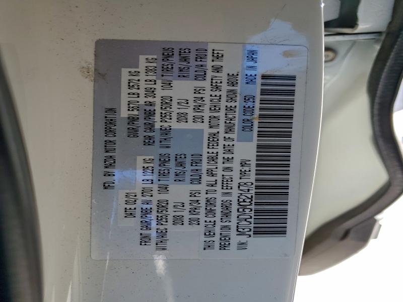 94852165 :رقم المزاد ، JM3TCADY5M0521478 vin ، 2021 Mazda Cx-9 مزاد بيع