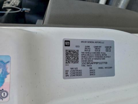 Aukcja sprzedaży 2023 Chevrolet Express, vin: 1GCWGAFP8P1127759, numer aukcji: 55658806