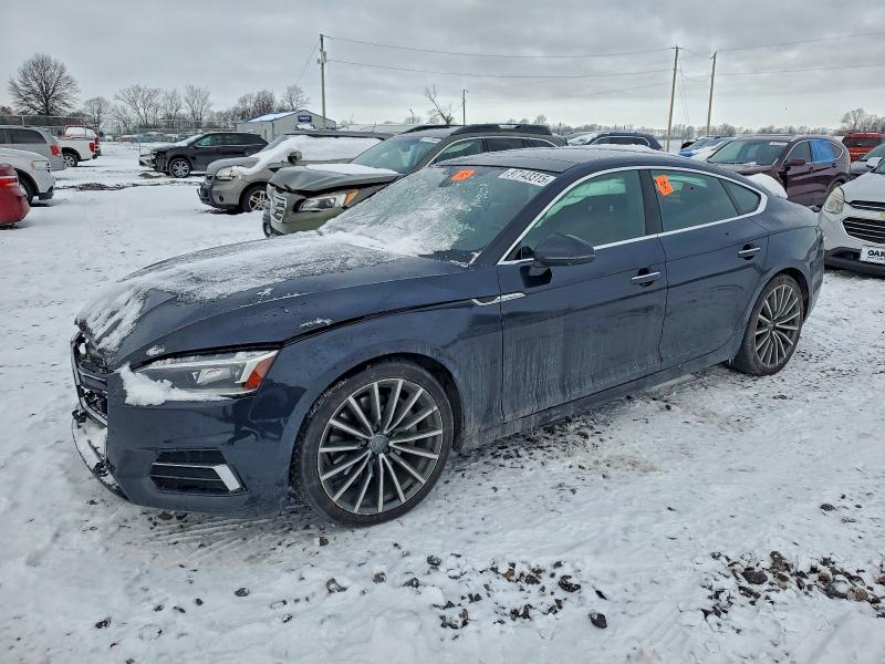 2018 Audi A5 Premium მანქანა იყიდება აუქციონზე, vin: WAUBNCF59JA124856, აუქციონის ნომერი: 97143315