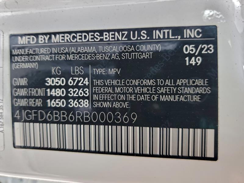 Продажа на аукционе авто 2024 Mercedes-benz Gle Coupe, vin: 4JGFD6BB6RB000369, номер лота: 95744505