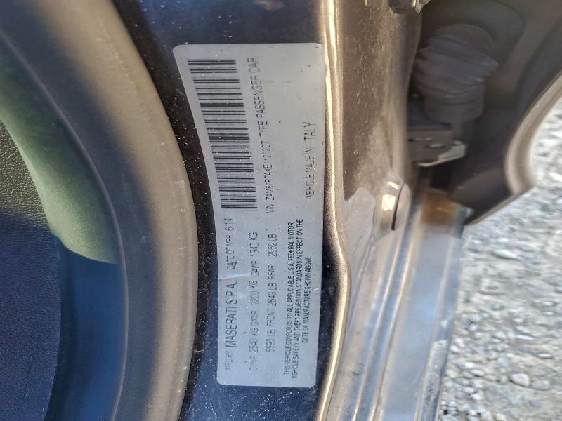 96371095 :رقم المزاد ، ZAM57RTAXE1125207 vin ، 2014 Maserati Ghibli S مزاد بيع