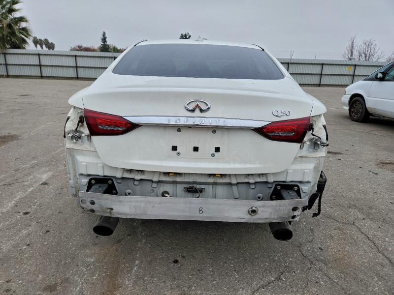 2019 Infiniti Q50 Luxe მანქანა იყიდება აუქციონზე, vin: JN1EV7AP6KM543279, აუქციონის ნომერი: 96596615
