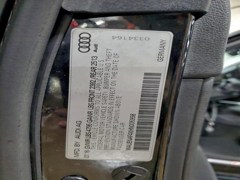 Aukcja sprzedaży 2017 Audi A4, vin: WAUENAF4XHN005998, numer aukcji: 94101685