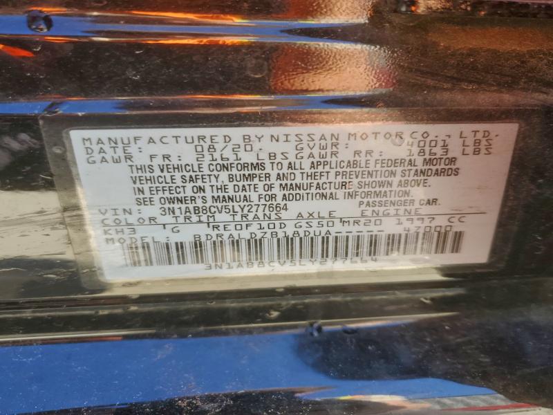 Продаж на аукціоні авто 2020 Nissan Sentra, vin: 3N1AB8CV5LY277664, номер лоту: 97664495