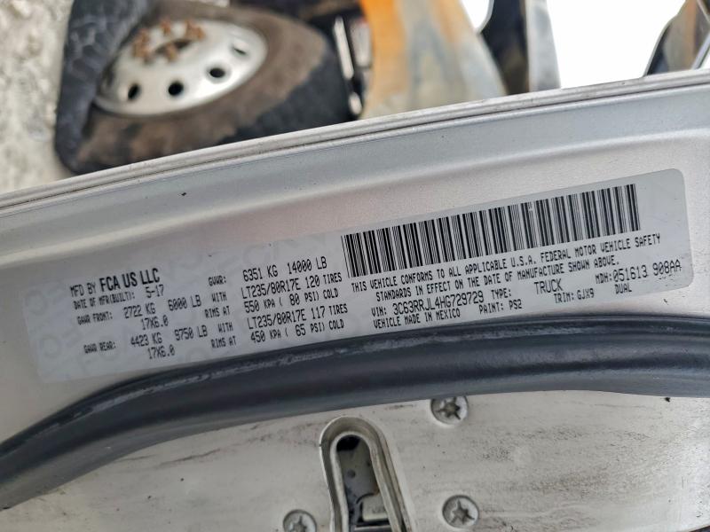 Aukcja sprzedaży 2017 Ram 3500, vin: 3C63RRJL4HG729729, numer aukcji: 97560495