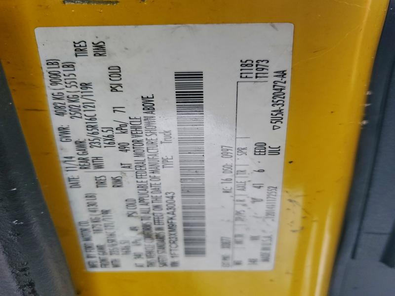 Продажа на аукционе авто 2015 Ford Transit T-, vin: 1FTCR3XM9FKA30043, номер лота: 96493805