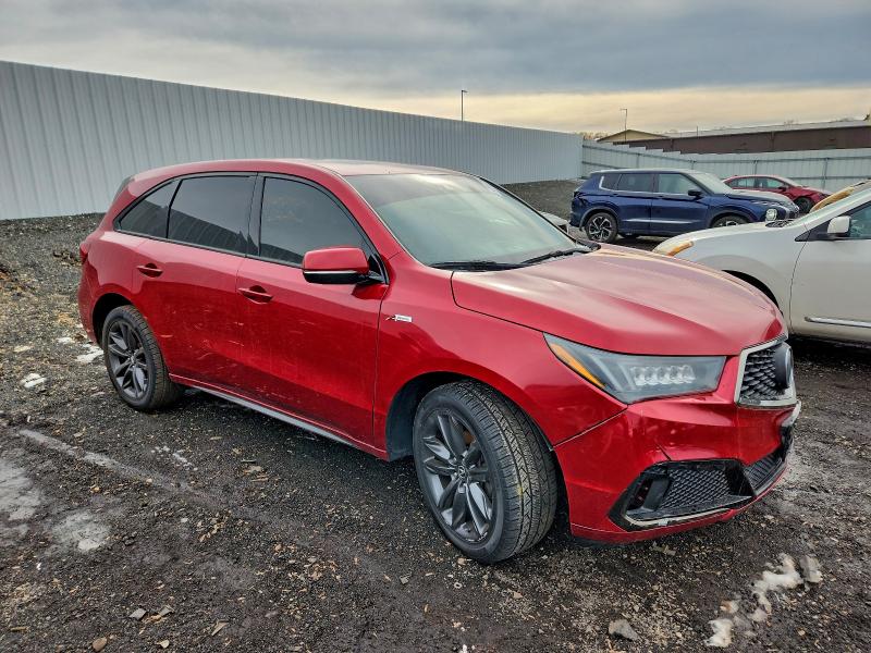 2019 Acura Mdx A-spec მანქანა იყიდება აუქციონზე, vin: 5J8YD4H0XKL004305, აუქციონის ნომერი: 97519505