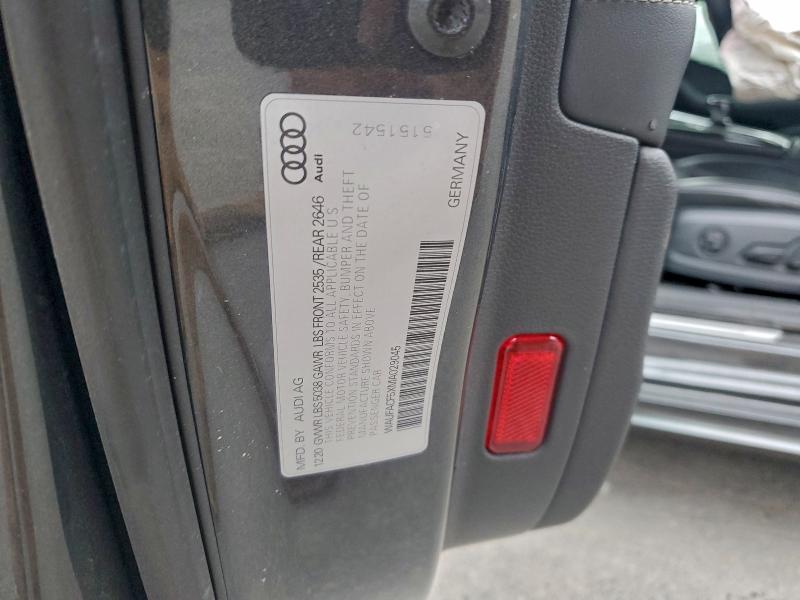 Продажа на аукционе авто 2021 Audi A5, vin: WAUFACF5XMA029045, номер лота: 95979455