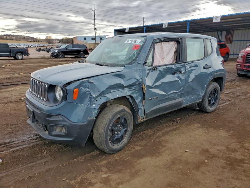 68109036 :رقم المزاد ، ZACCJBAB6JPJ58096 vin ، 2018 Jeep Renegade مزاد بيع