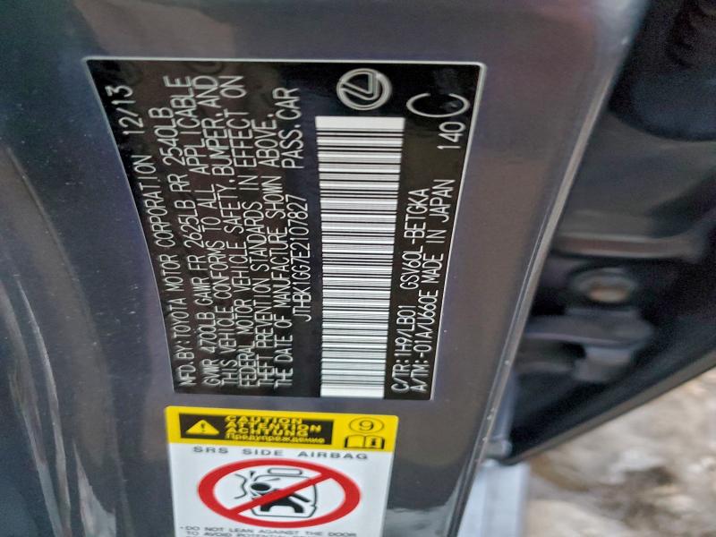 Aukcja sprzedaży 2014 Lexus Es 350, vin: JTHBK1GG7E2107827, numer aukcji: 97194125