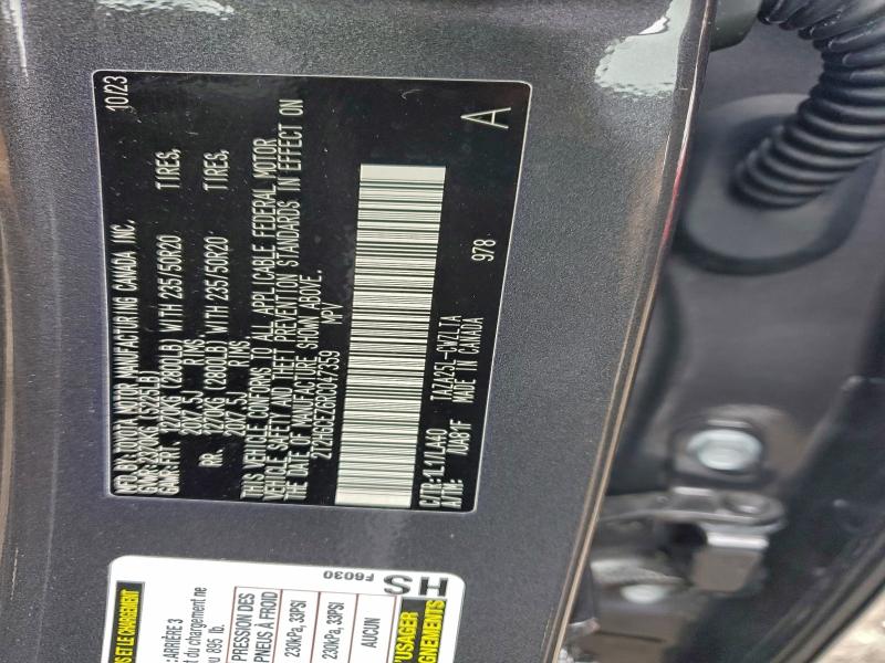2024 Lexus Nx მანქანა იყიდება აუქციონზე, vin: 2T2HGCEZ6RC047359, აუქციონის ნომერი: 96939225