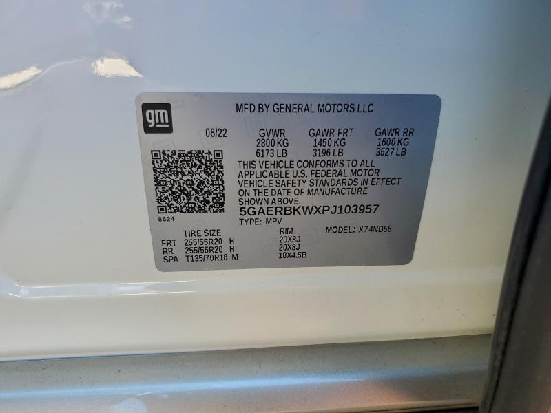 Продажа на аукционе авто 2023 Buick Enclave, vin: 5GAERBKWXPJ103957, номер лота: 96286155