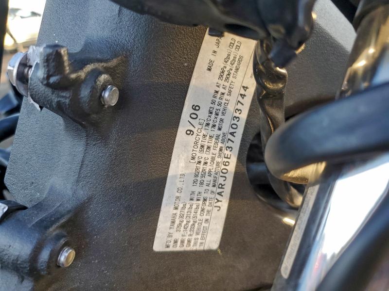 Aukcja sprzedaży 2007 Yamaha Yzfr6, vin: JYARJ06E37A033744, numer aukcji: 97999825