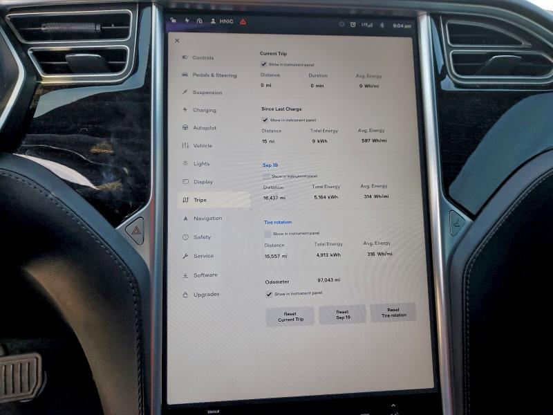 2017 Tesla Model S მანქანა იყიდება აუქციონზე, vin: 5YJSA1E11HF223335, აუქციონის ნომერი: 96519765