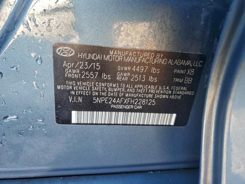 Продаж на аукціоні авто 2015 Hyundai Sonata, vin: 5NPE24AFXFH228125, номер лоту: 96760865
