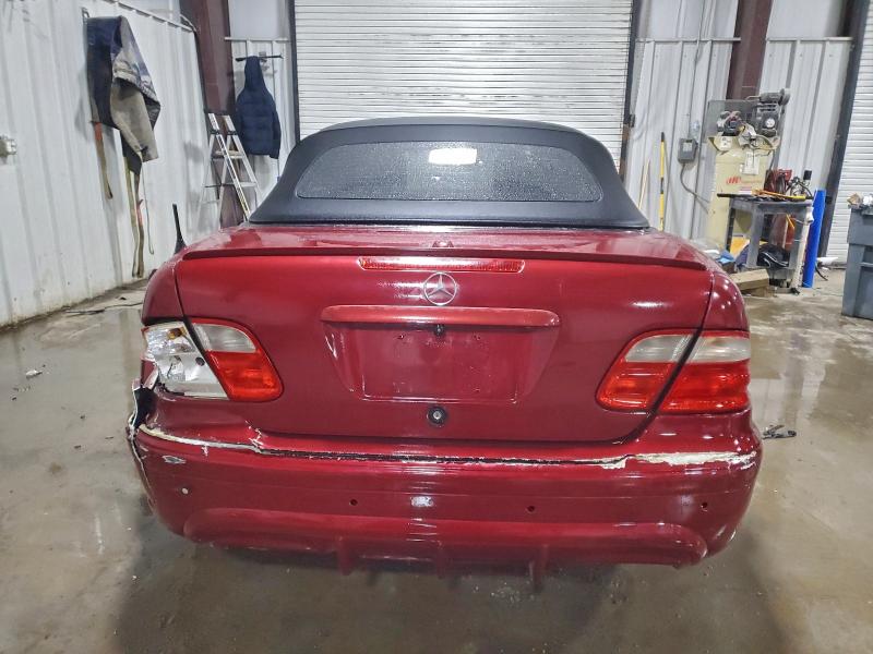 97562795 :رقم المزاد ، WDBLK65G41T069630 vin ، 2001 Mercedes-benz Clk مزاد بيع