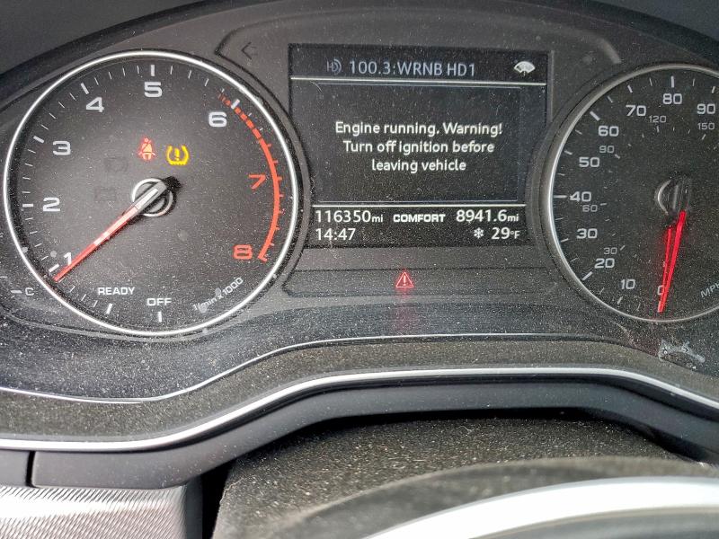 2017 Audi A4 მანქანა იყიდება აუქციონზე, vin: WAUNNAF44HN057840, აუქციონის ნომერი: 91999605