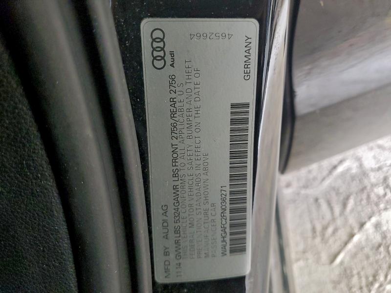 97180725 :رقم المزاد ، WAUHGAFC2FN036271 vin ، 2015 Audi A6 مزاد بيع