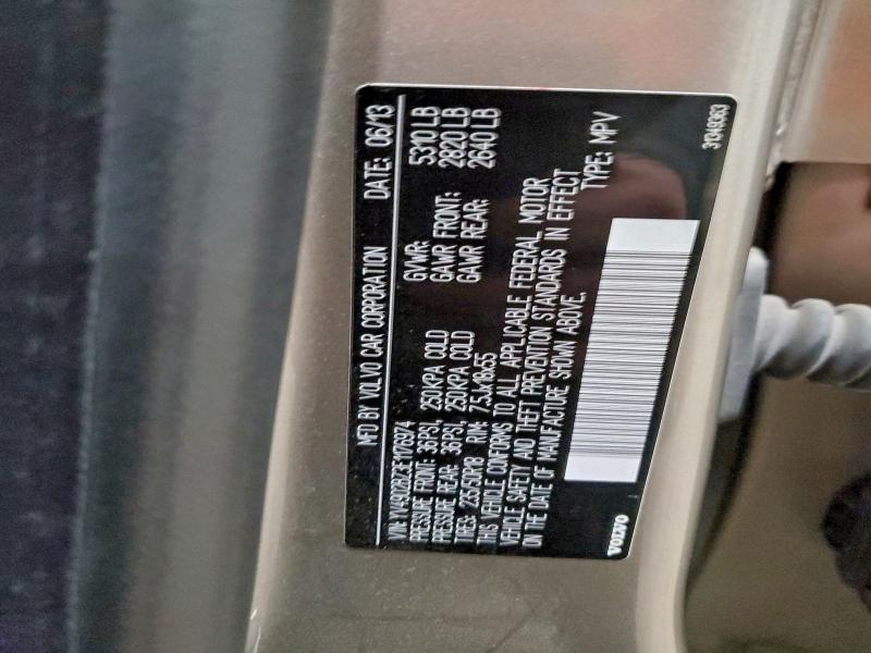 94976695 :رقم المزاد ، YV4902BZ3E1176974 vin ، 2014 Volvo Xc70 مزاد بيع