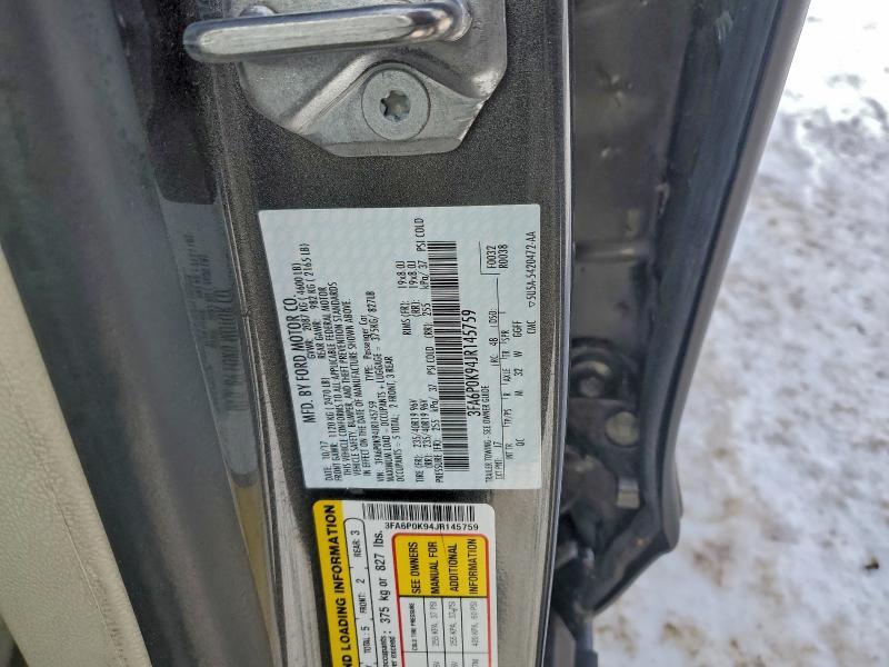 Продажа на аукционе авто 2018 Ford Fusion, vin: 3FA6P0K94JR145759, номер лота: 96762795