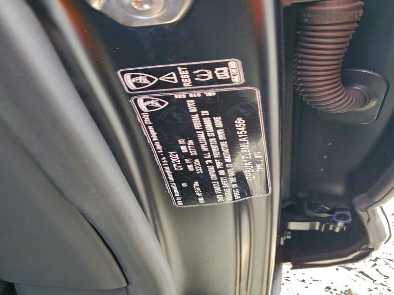 Продаж на аукціоні авто 2021 Lamborghini Urus, vin: ZPBUA1ZL8MLA15456, номер лоту: 97097845
