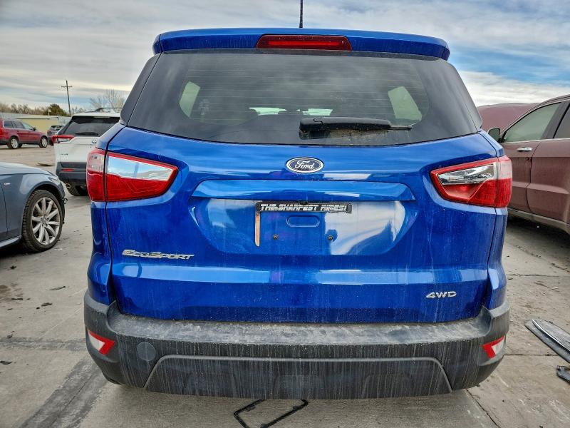 2022 Ford Ecosport მანქანა იყიდება აუქციონზე, vin: MAJ6S3FL4NC461687, აუქციონის ნომერი: 96127725