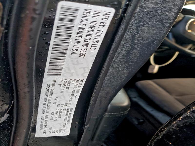 Продажа на аукционе авто 2022 Dodge Durango, vin: 1C4RDHDGXNC156957, номер лота: 97523205