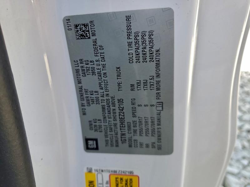 Продаж на аукціоні авто 2014 Gmc Sierra, vin: 1GTN1TEH8EZ242105, номер лоту: 94341855
