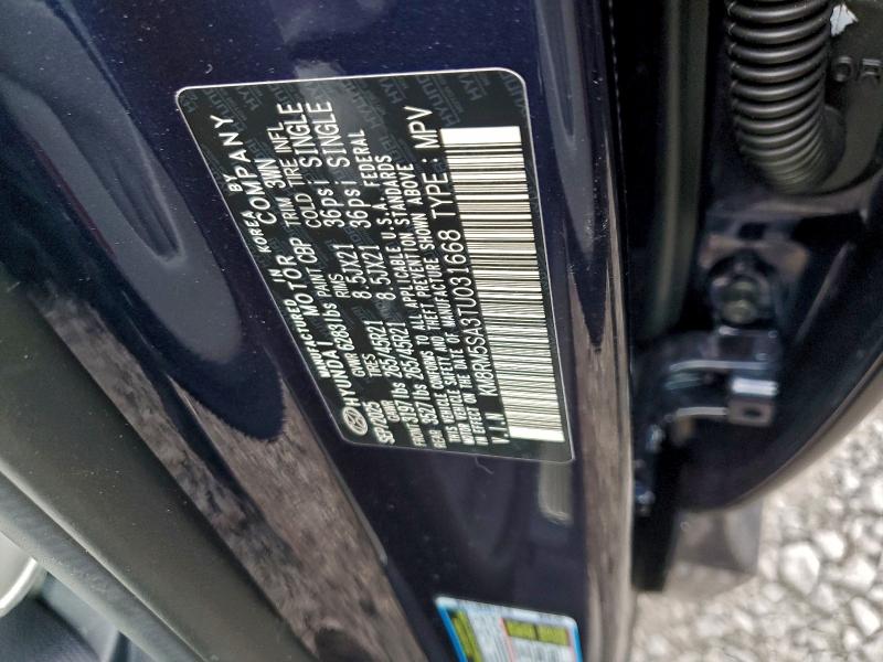 97445155 :رقم المزاد ، KM8RM5SA3TU031668 vin ، 2026 Hyundai Palisade C مزاد بيع