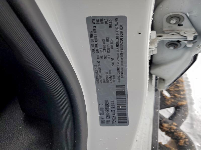 Aukcja sprzedaży 2022 Ram 1500 Trx, vin: 1C6SRFU91NN349955, numer aukcji: 97140925