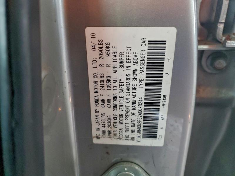 Продажа на аукционе авто 2010 Acura Tsx, vin: JH4CU2F62AC028244, номер лота: 76094855