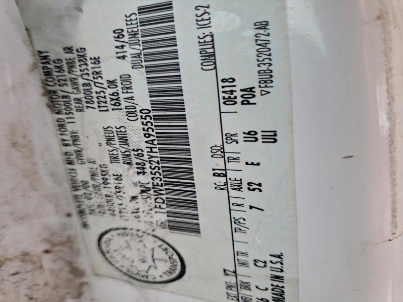 Aukcja sprzedaży 2000 Ford Econoline, vin: 1FDWE35S2YHA95550, numer aukcji: 96722315