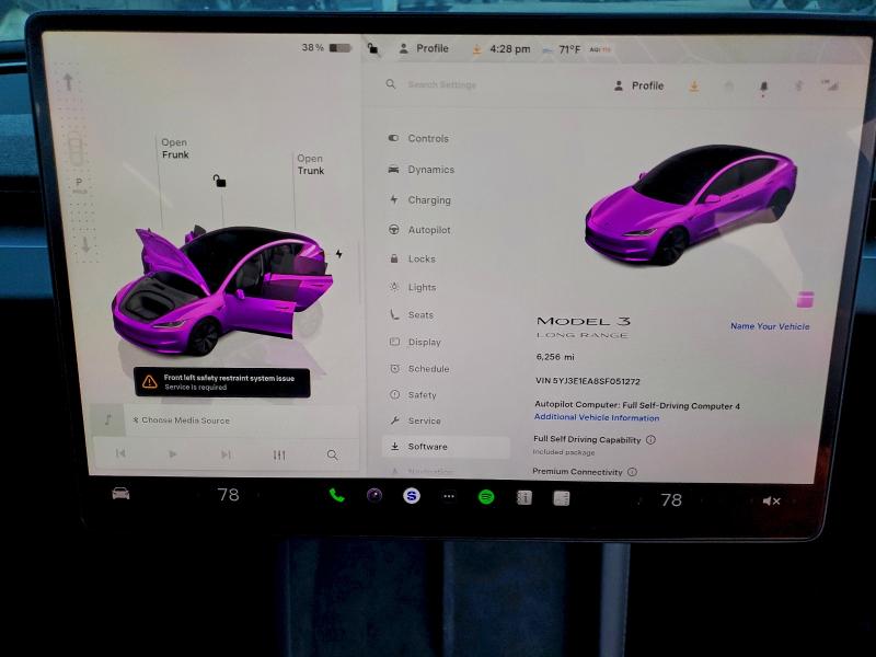 Aukcja sprzedaży 2025 Tesla Model 3, vin: 5YJ3E1EA8SF051272, numer aukcji: 98266835