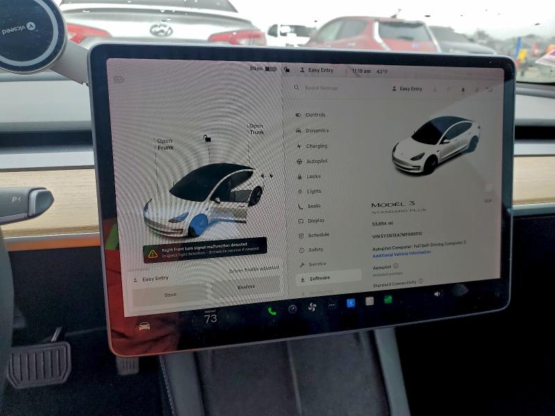 Продаж на аукціоні авто 2021 Tesla Model 3, vin: 5YJ3E1EA7MF996510, номер лоту: 98179575