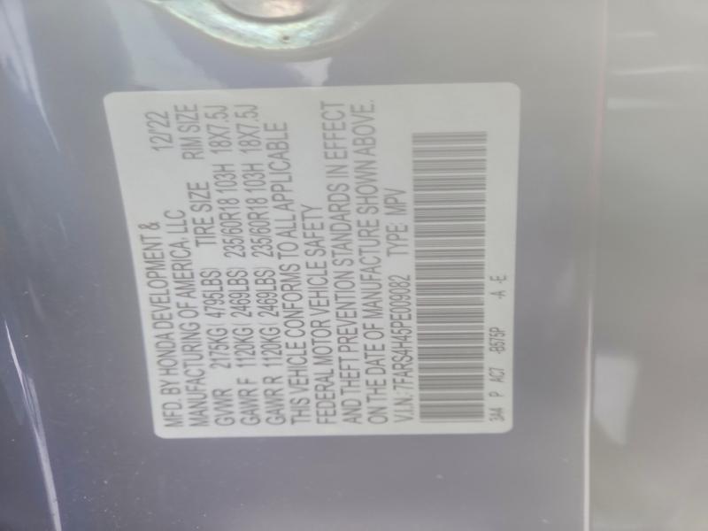 Продажа на аукционе авто 2023 Honda Cr-v, vin: 7FARS4H45PE009082, номер лота: 94719215