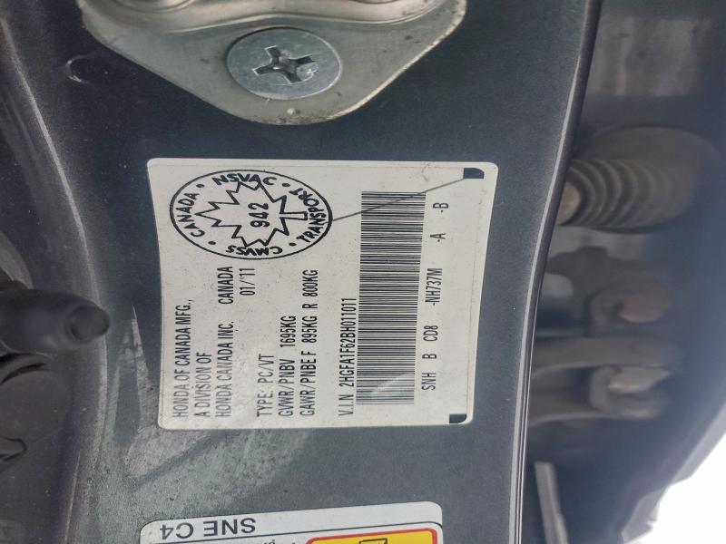 2011 Honda Civic Lx-s მანქანა იყიდება აუქციონზე, vin: 2HGFA1F62BH011011, აუქციონის ნომერი: 95952145