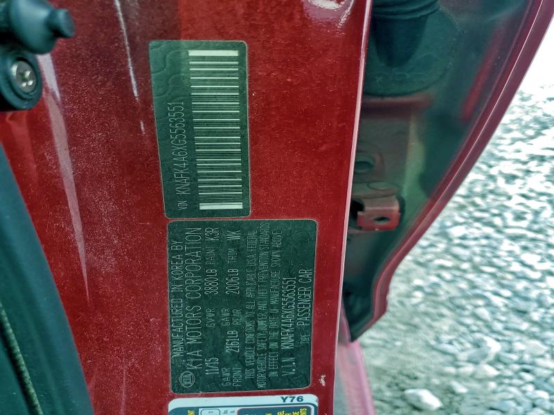 2016 Kia Forte მანქანა იყიდება აუქციონზე, vin: KNAFK4A6XG5563551, აუქციონის ნომერი: 94027655