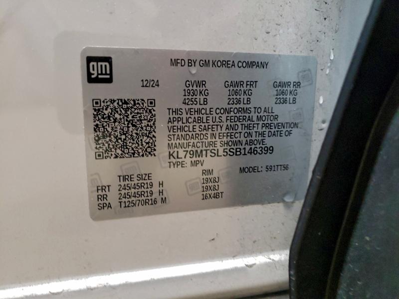 Aukcja sprzedaży 2025 Chevrolet Trailblaze, vin: KL79MTSL5SB146399, numer aukcji: 77226255