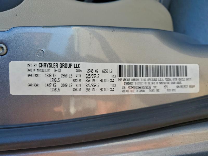 Продаж на аукціоні авто 2014 Dodge Grand Caravan, vin: 2C4RDGCG6ER128138, номер лоту: 96918095