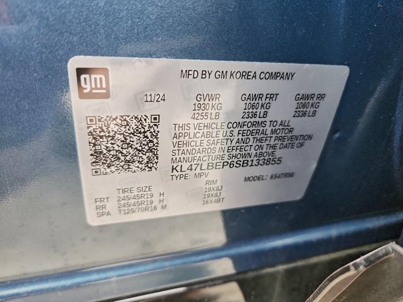 2025 Buick Envista მანქანა იყიდება აუქციონზე, vin: KL47LBEP6SB133855, აუქციონის ნომერი: 94999465
