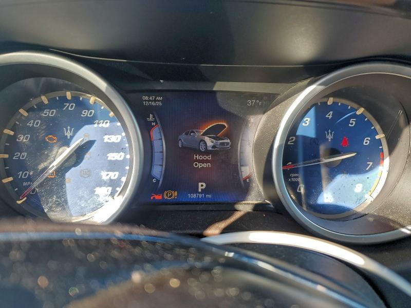 96371095 :رقم المزاد ، ZAM57RTAXE1125207 vin ، 2014 Maserati Ghibli S مزاد بيع